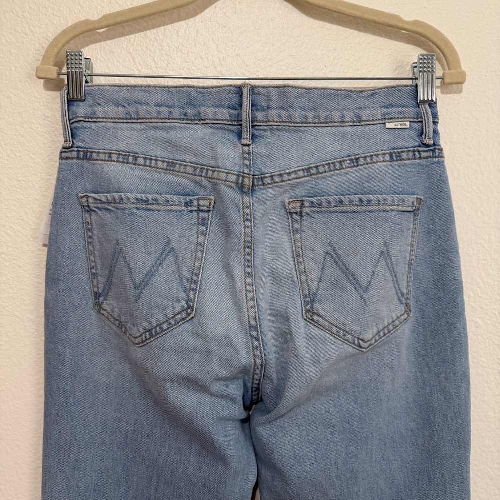 NWT MOTHER The Doozy High-Rise Flare Jeans Women's 29 Blue Let's Get It Together - Picture 9 of 16